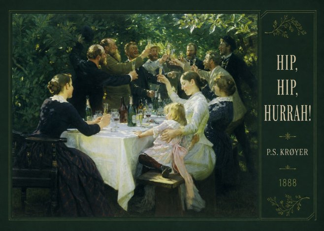 P.S. Krøyer Hip, Hip, Hurrah! No2 - Plakat