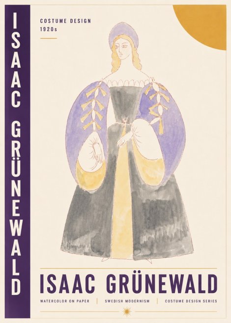 Isaac Grünewald Costume Design XIV No4 - Plakat