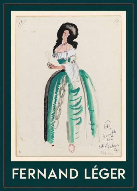 Fernand Léger Jeune Fille En Fête (Costume Design) No1 - Plakat