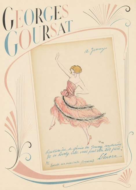 Georges Goursat A Jenny No3 - Plakat