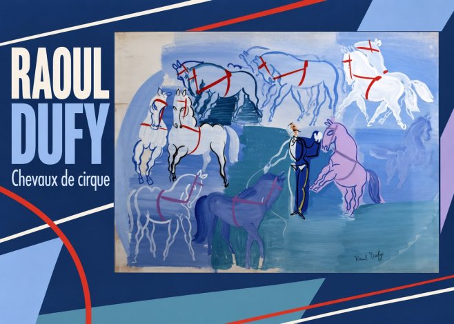 Raoul Dufy Chevaux De Cirque No5 - Plakat