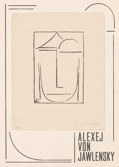 Alexej von Jawlensky Abstract Head No3 - Plakat