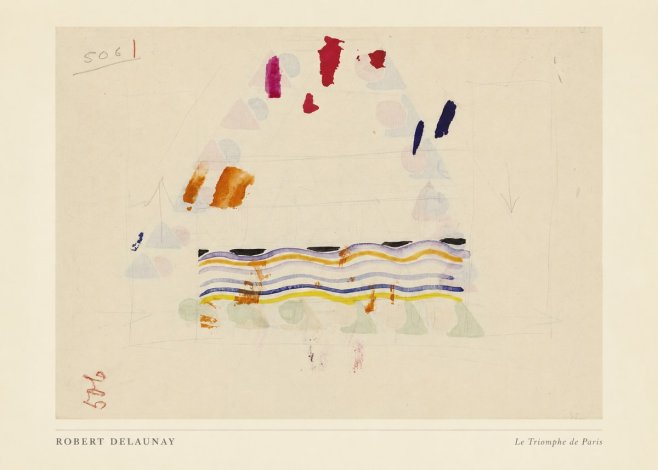 Robert Delaunay Le Triomphe De Paris V No4 - Plakat