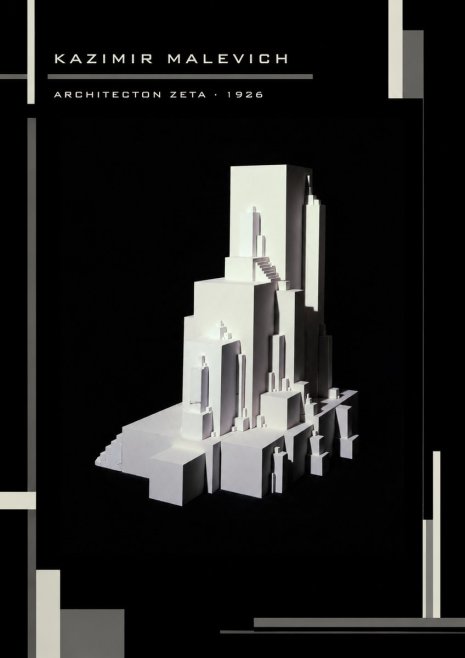 Kazimir Malevich Architecton Zeta No4 - Plakat