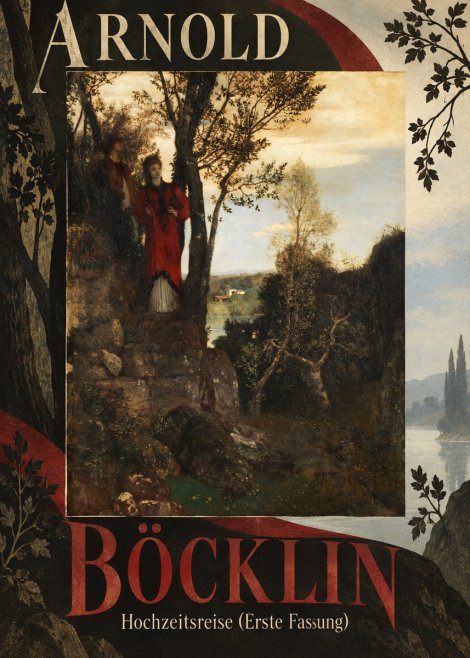 Arnold Böcklin Hochzeitsreise (Erste Fassung) No6 - Plakat