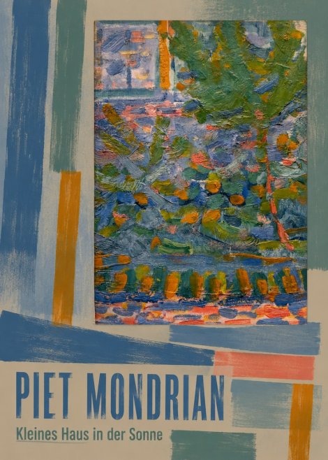 Piet Mondrian Kleines Haus in Der Sonne III No5 - Plakat