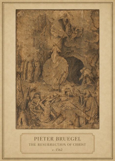 Pieter Bruegel The Resurrection of Christ No1 - Plakat