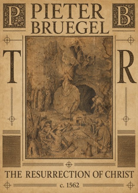 Pieter Bruegel The Resurrection of Christ No6 - Plakat