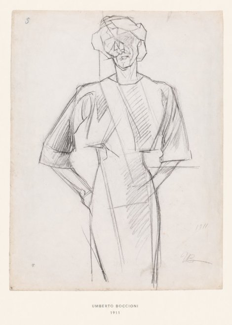 Umberto Boccioni Figure Study, 1911 No6 - Plakat