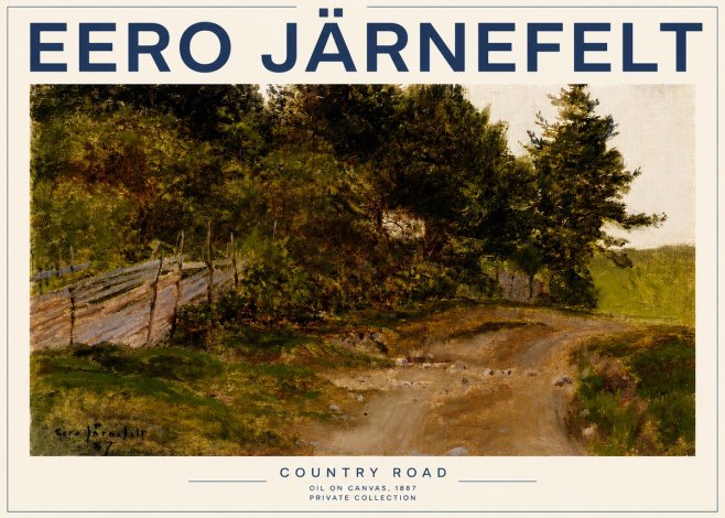 Eero Järnefelt Country Road No3 - Plakat