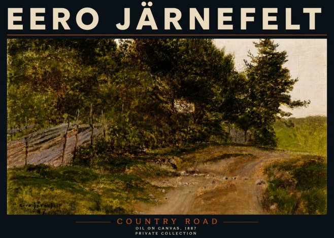 Eero Järnefelt Country Road No5 - Plakat