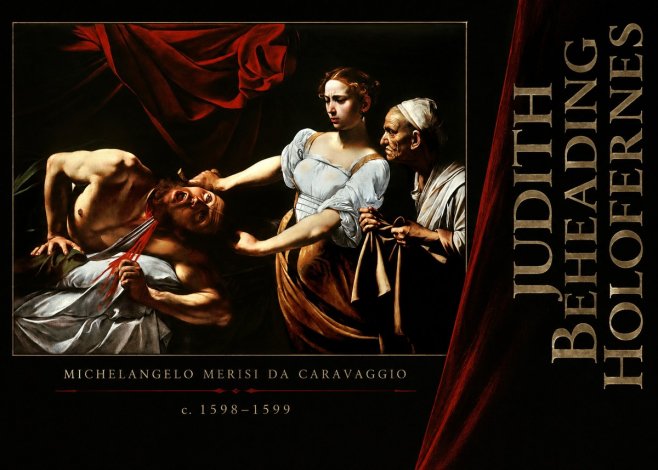 Michelangelo Merisi da Caravaggio Judith Beheading Holofernes IV No6 - Plakat