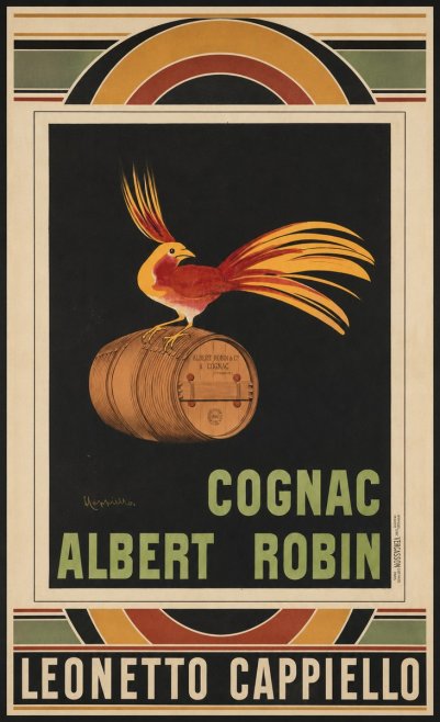 Leonetto Cappiello Cognac Albert Robin No4 - Plakat
