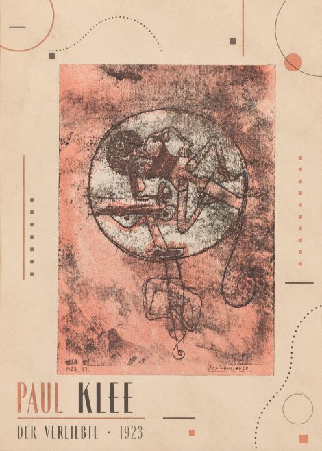 Paul Klee Der Verliebte II No2 - Plakat