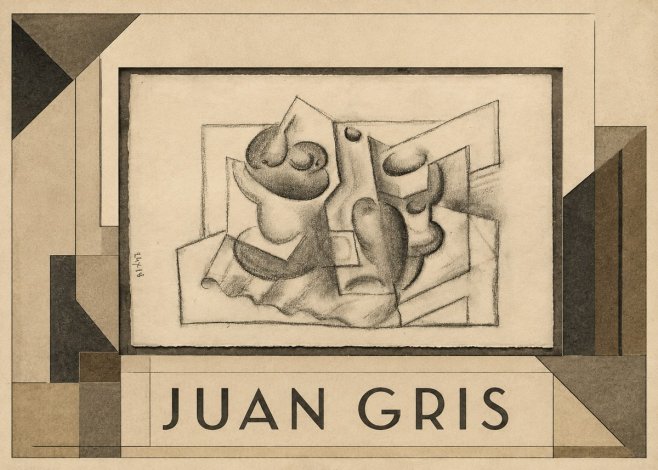 Juan Gris Nature Morte (Bouteille Et Fruit) No1 - Plakat