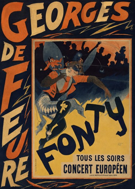 Georges de Feure Fonty II No5 - Plakat