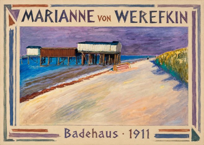 Marianne von Werefkin Badehaus No1 - Plakat