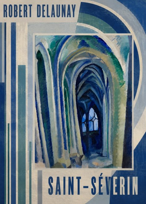 Robert Delaunay Saint-séverin No2 - Plakat