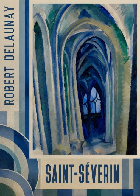 Robert Delaunay Saint-séverin No4 - Plakat