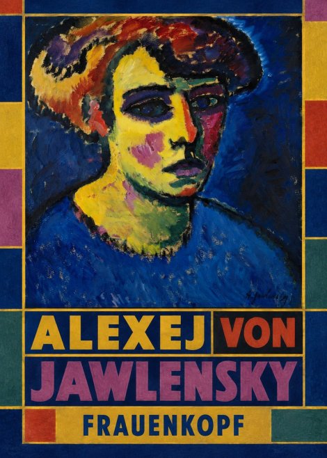 Alexej von Jawlensky Frauenkopf No5 - Plakat