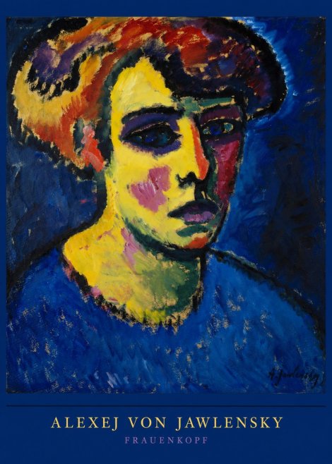 Alexej von Jawlensky Frauenkopf No6 - Plakat