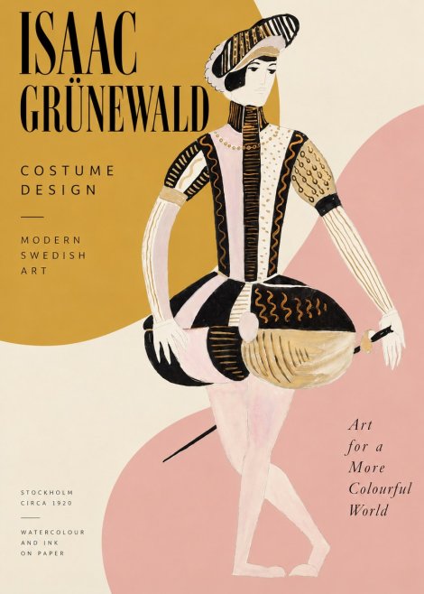 Isaac Grünewald Costume Study VI No2 - Plakat