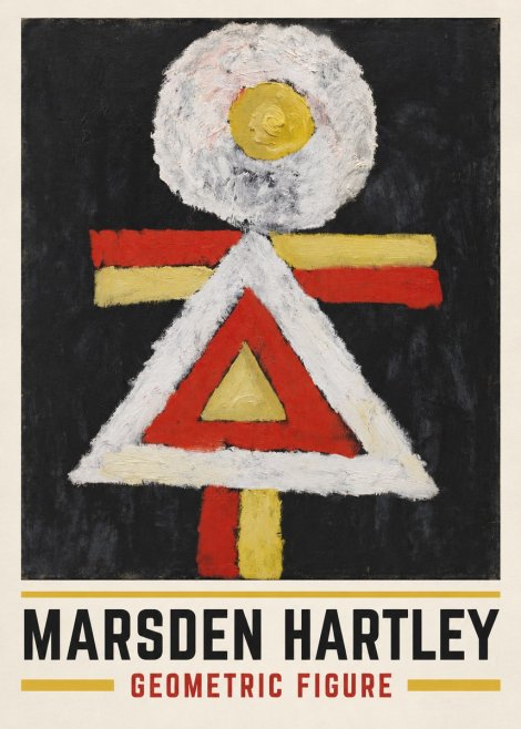 Marsden Hartley Geometric Figure No3 - Plakat