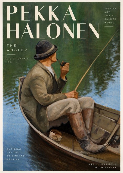 Pekka Halonen The Angler No4 - Plakat