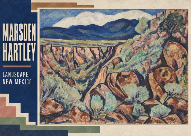 Marsden Hartley Landscape, New Mexico No2 - Plakat