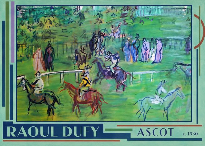 Raoul Dufy Ascot No2 - Plakat