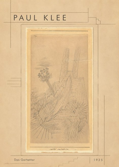 Paul Klee Das Gartentor I No1 - Plakat