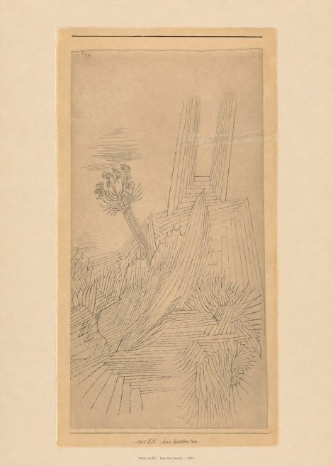 Paul Klee Das Gartentor I No4 - Plakat