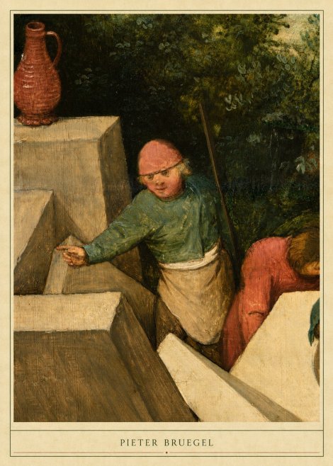 Pieter Bruegel The Tower of Babel XIX No5 - Plakat