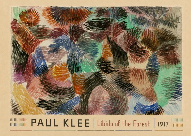 Paul Klee Libido of the Forest No3 - Plakat