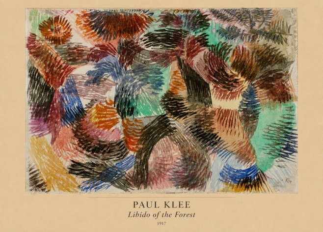 Paul Klee Libido of the Forest No4 - Plakat