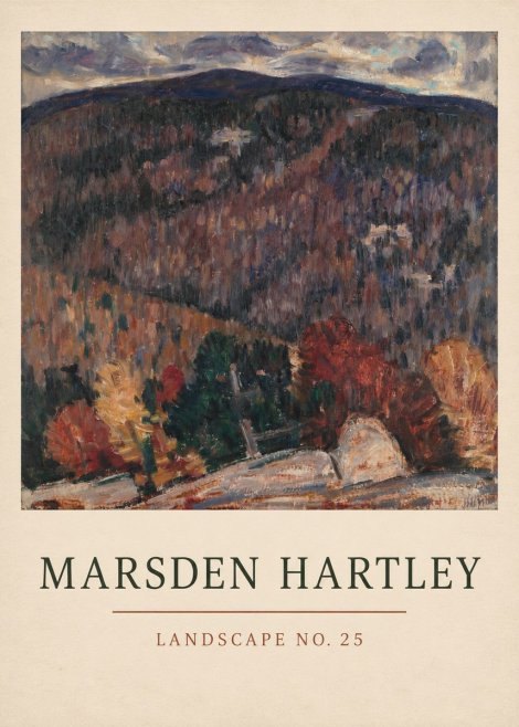 Marsden Hartley Landscape No. 25 No3 - Plakat