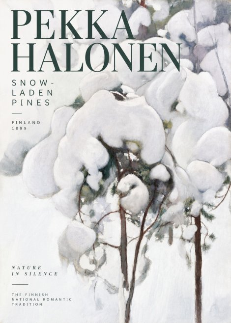 Pekka Halonen Snow-laden Pines No2 - Plakat