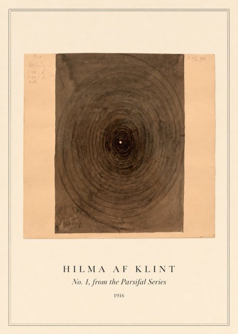 Hilma af Klint No. 1, from the Parsifal Series No3 - Plakat