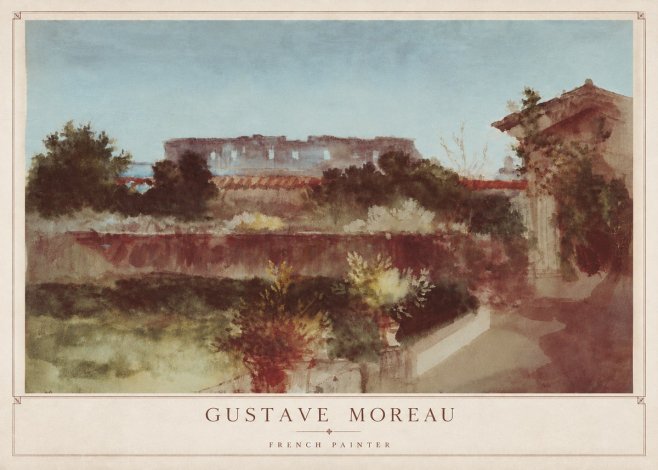 Gustave Moreau Rome No4 - Plakat