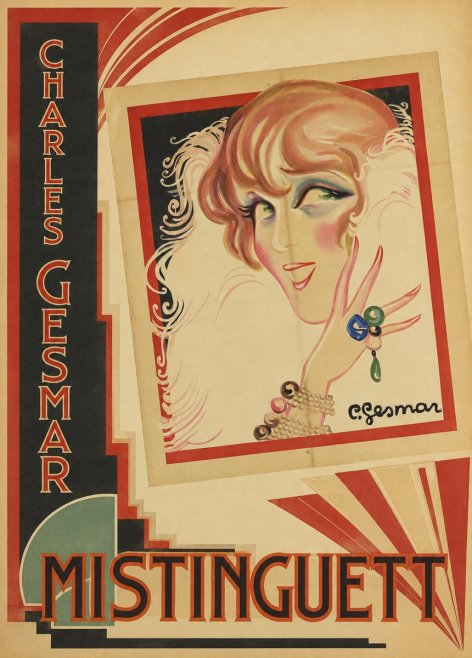 Charles Gesmar Mistinguett No2 - Plakat