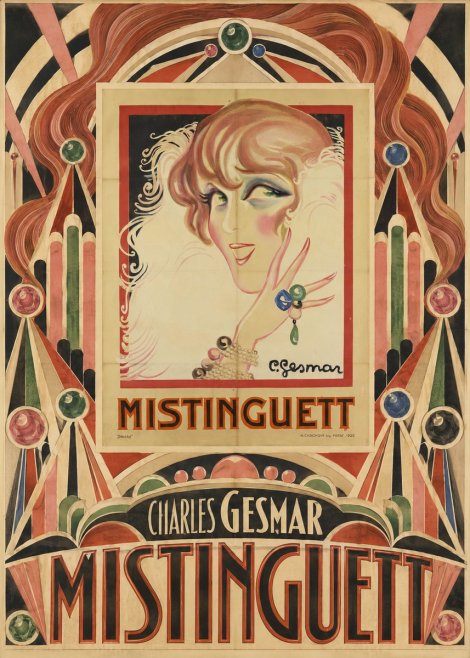 Charles Gesmar Mistinguett No5 - Plakat