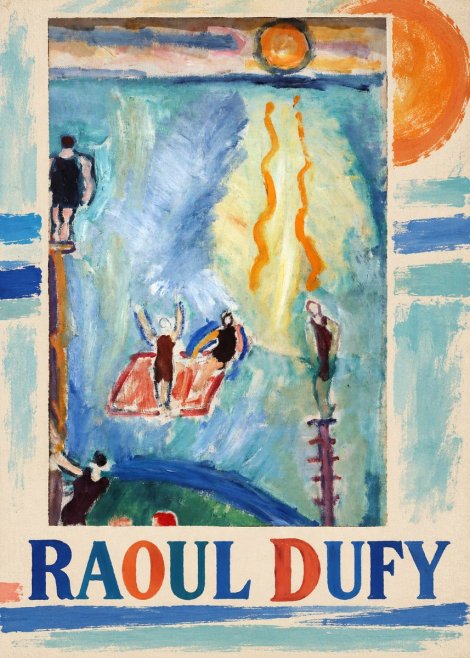 Raoul Dufy The Swimmers No6 - Plakat