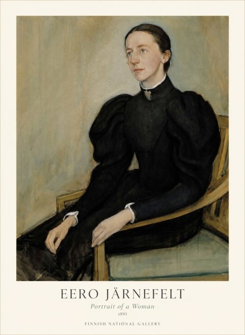 Eero Järnefelt Portrait of a Woman No1 - Plakat