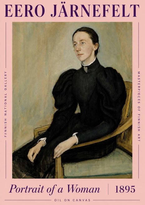 Eero Järnefelt Portrait of a Woman No3 - Plakat