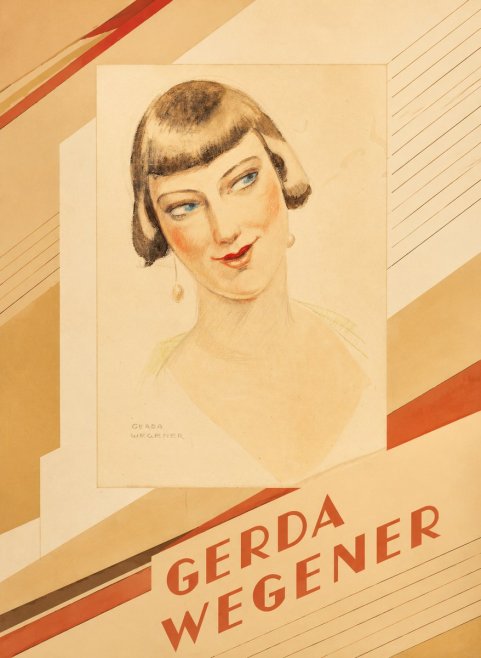 Gerda Wegener Portrait of a Lady No4 - Plakat