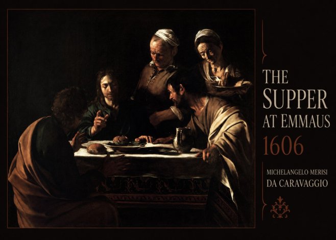 Michelangelo Merisi da Caravaggio The Supper at Emmaus II No5 - Plakat