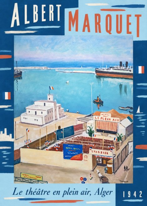 Albert Marquet Le Théâtre En Plein Air, Alger No6 - Plakat