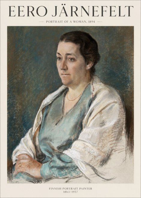 Eero Järnefelt Portrait of a Woman, 1894 No1 - Plakat