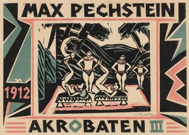 Max Pechstein Akrobaten Iii No1 - Plakat