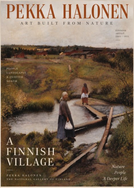 Pekka Halonen A Finnish Village No2 - Plakat